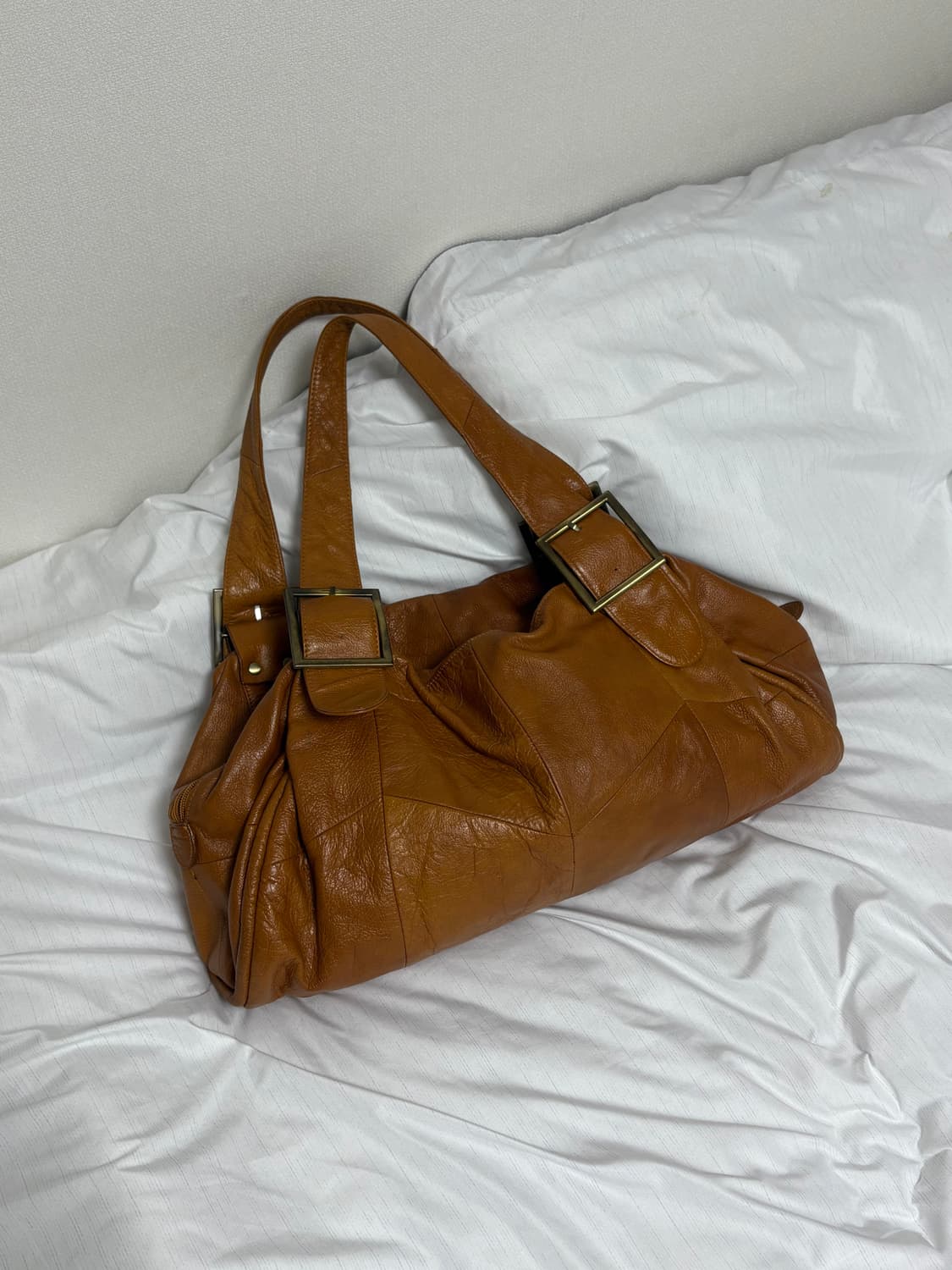 빈티지 레더 숄더백 상품이미지1