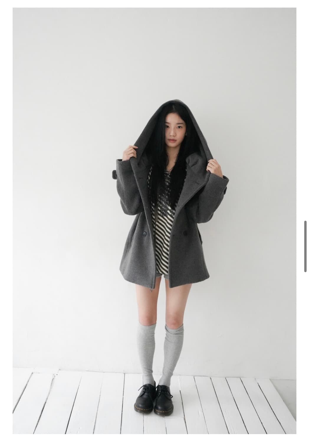 인앤양인하모니 미야 코트 차콜 miya coat charcoal 상품이미지6