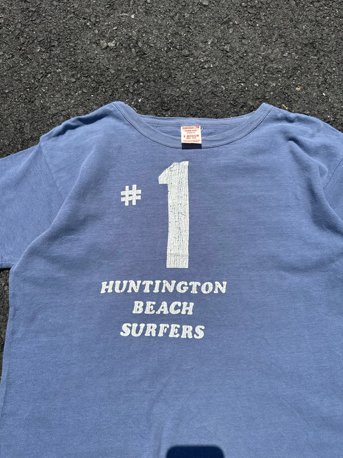 Denim Dungaree sun set surfers logo T 상품이미지8