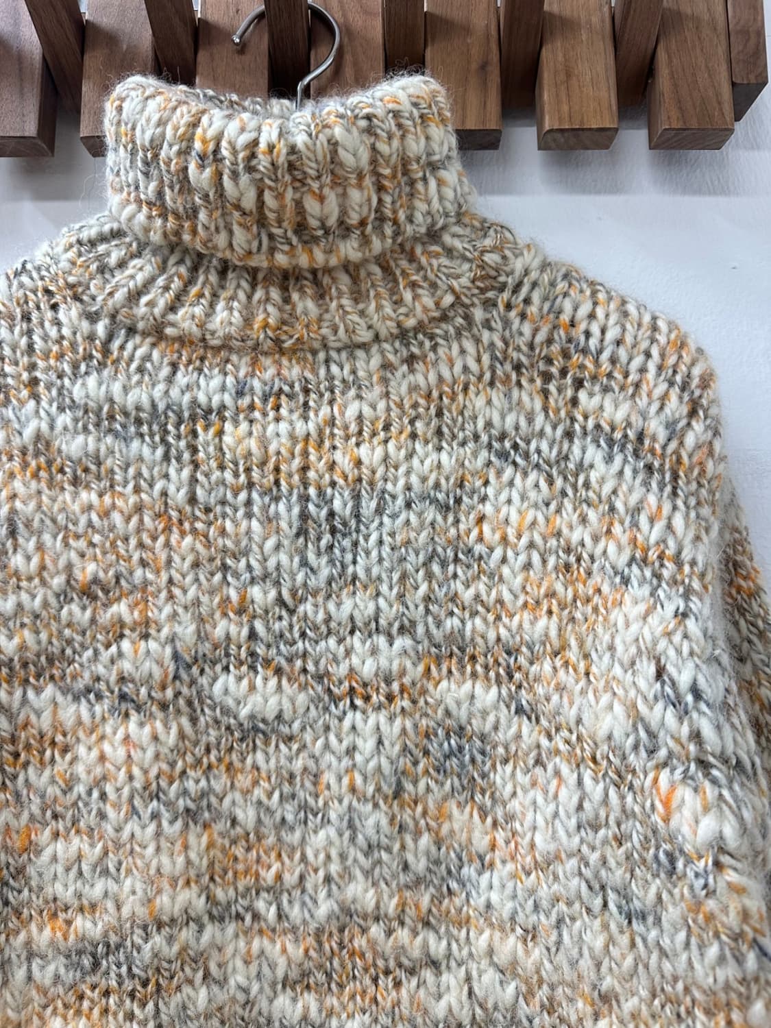 일본빈티지 핸드목폴라니트 상품이미지2