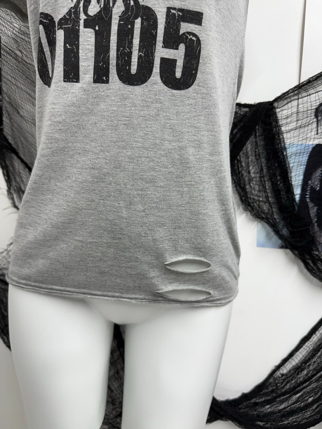 Ethnic mood cut off halfsleeve 상품이미지5
