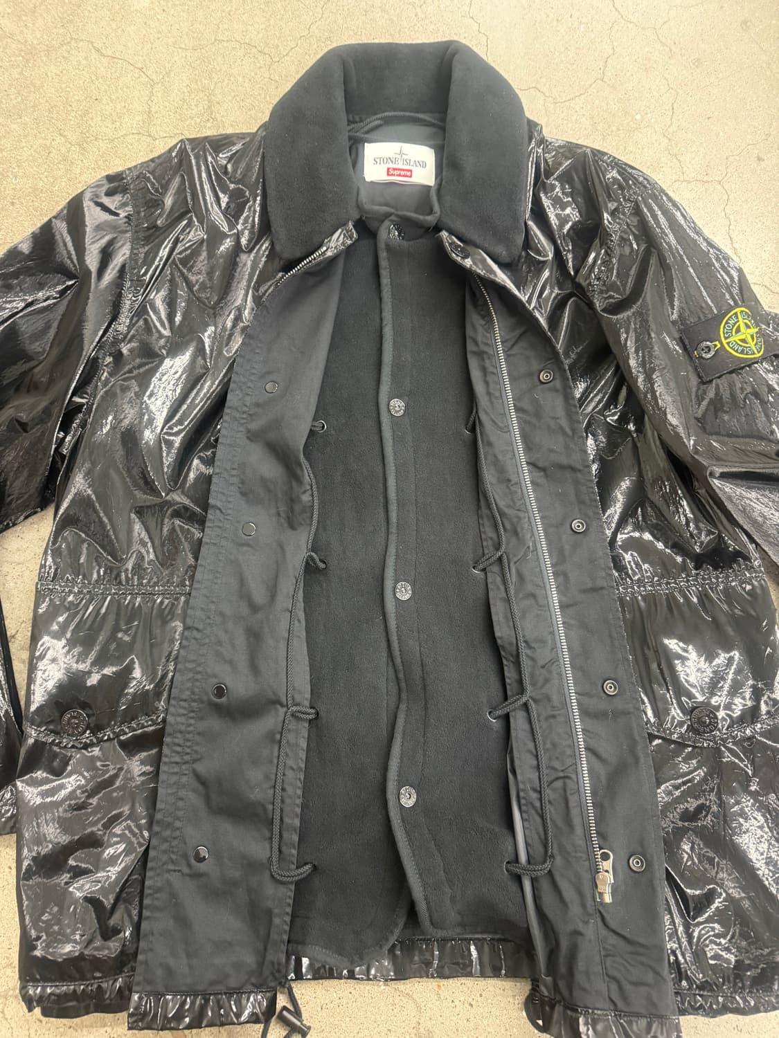 stone island x supreme new silk jacket 상품이미지3