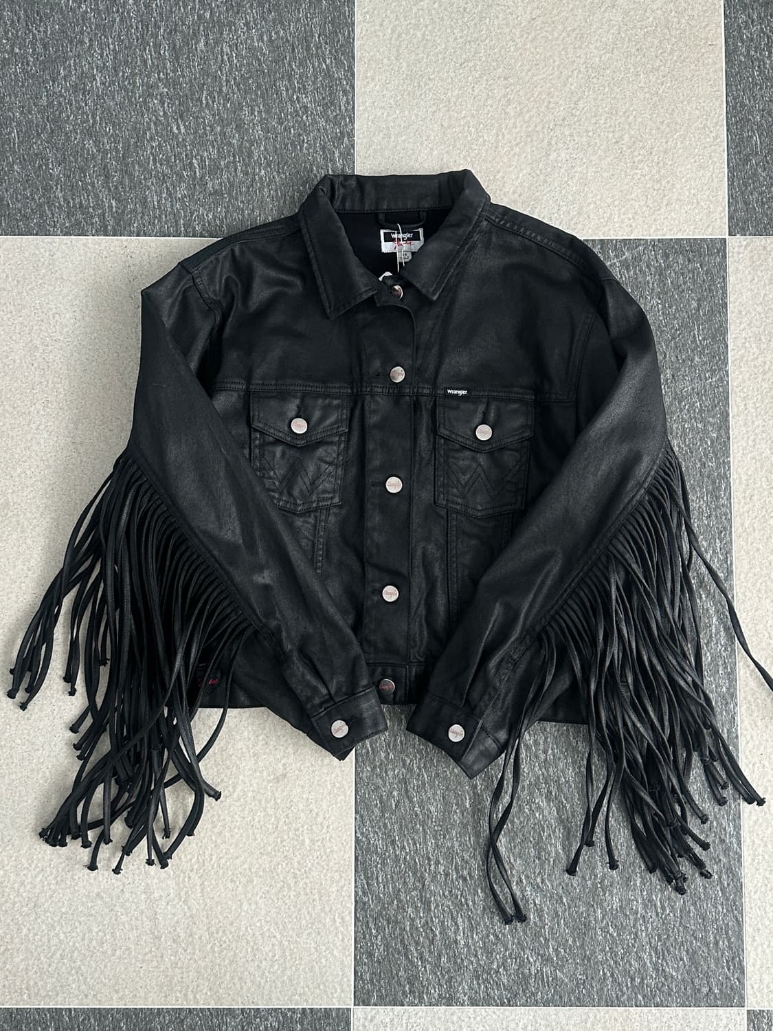 랭글러 X 팬더 프린지 웨스턴 카우보이 자켓  상품이미지1