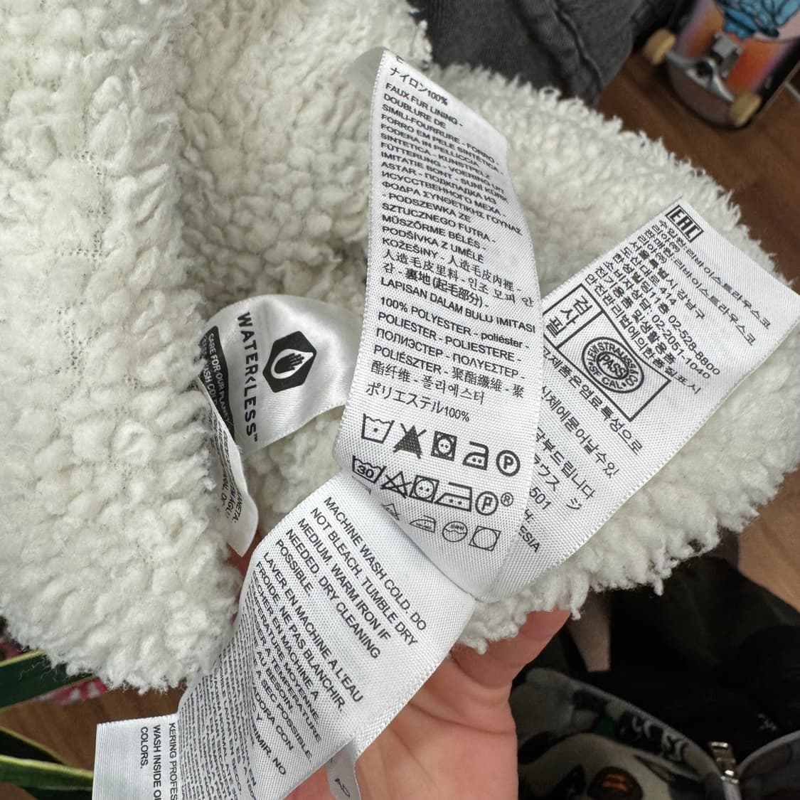 리바이스 타입 3 실버탭 쉐르파 흑청 데님 트러커 자켓 상품이미지7