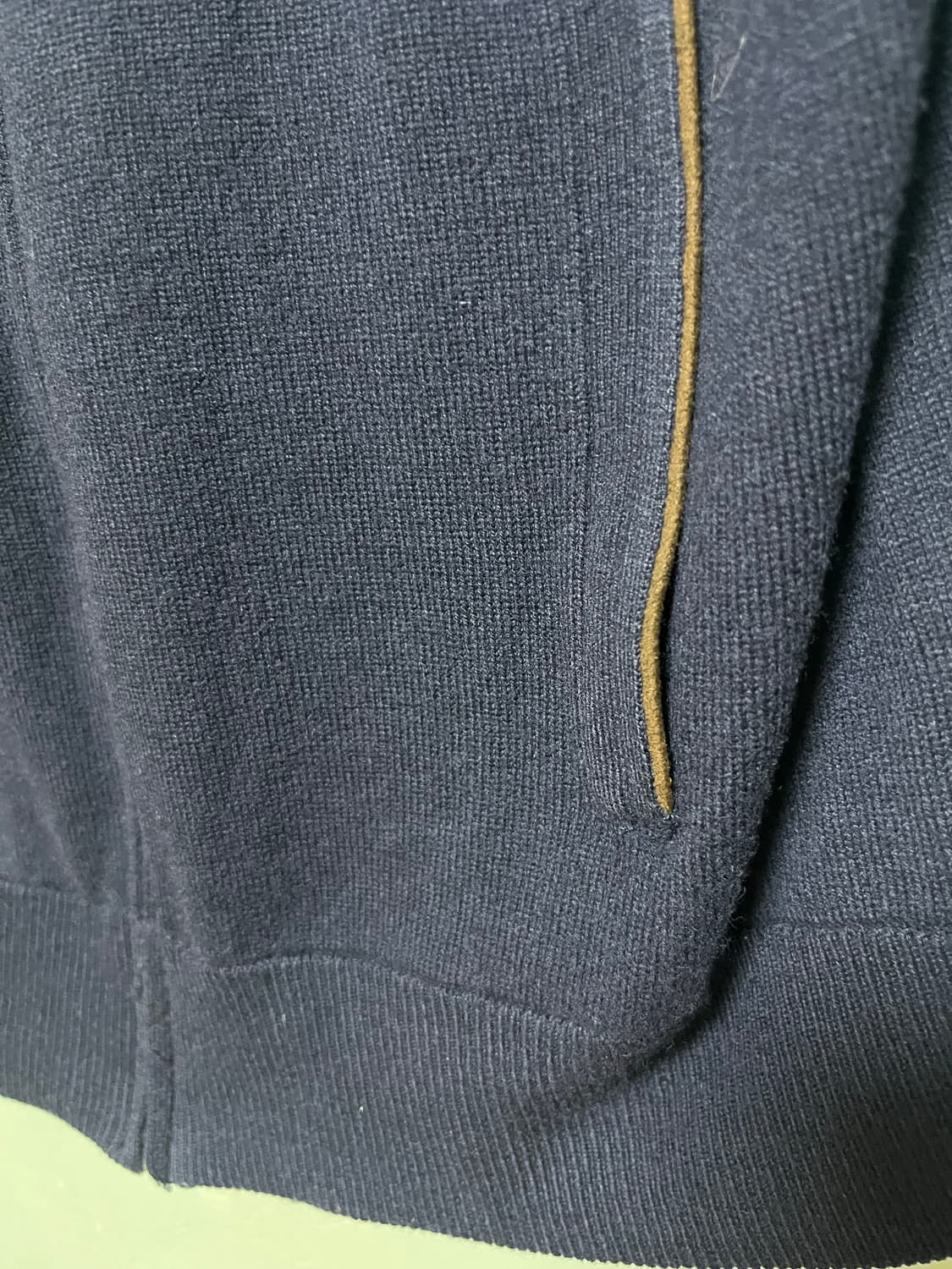 폴로 랄프로렌 네이비  울니트 집업 상품이미지3