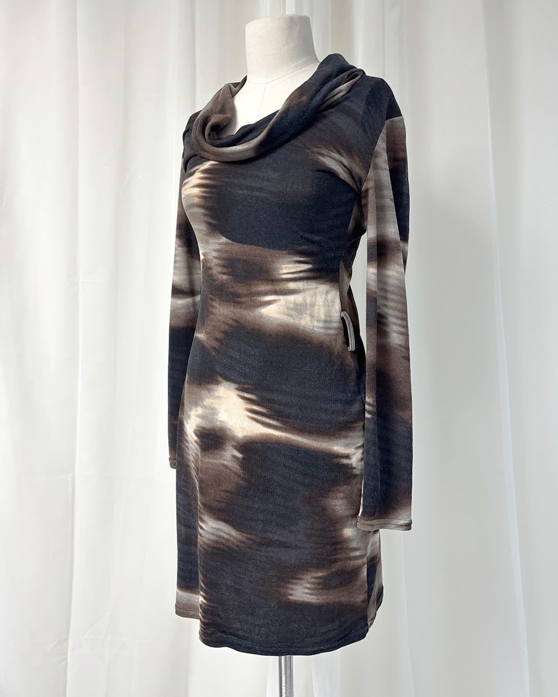 jus d'orange smoked cowl dress 상품이미지2