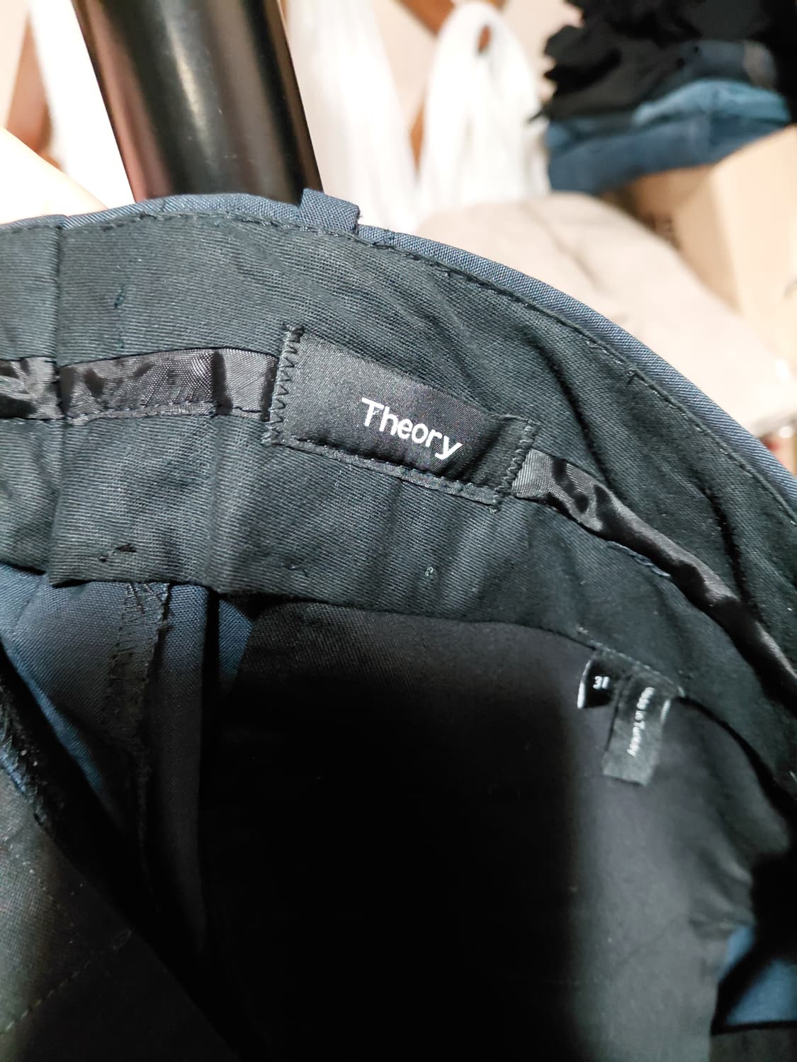 [띠어리]여름용 울100 네이비 슬렉스 31사이즈 상품이미지4