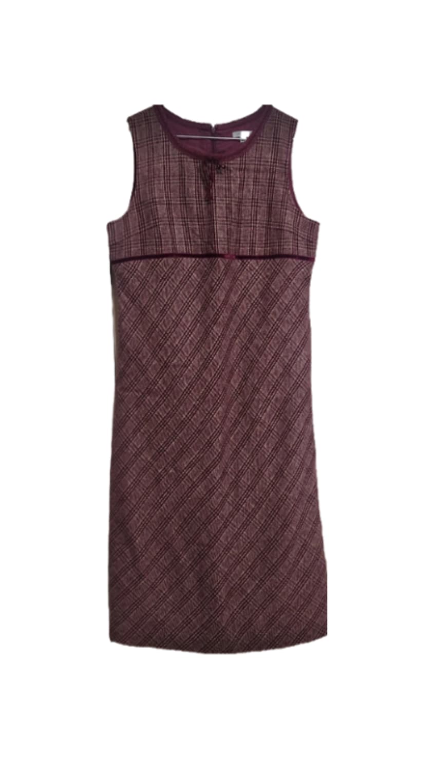 Love mic 버건디 롱 원피스 상품이미지1