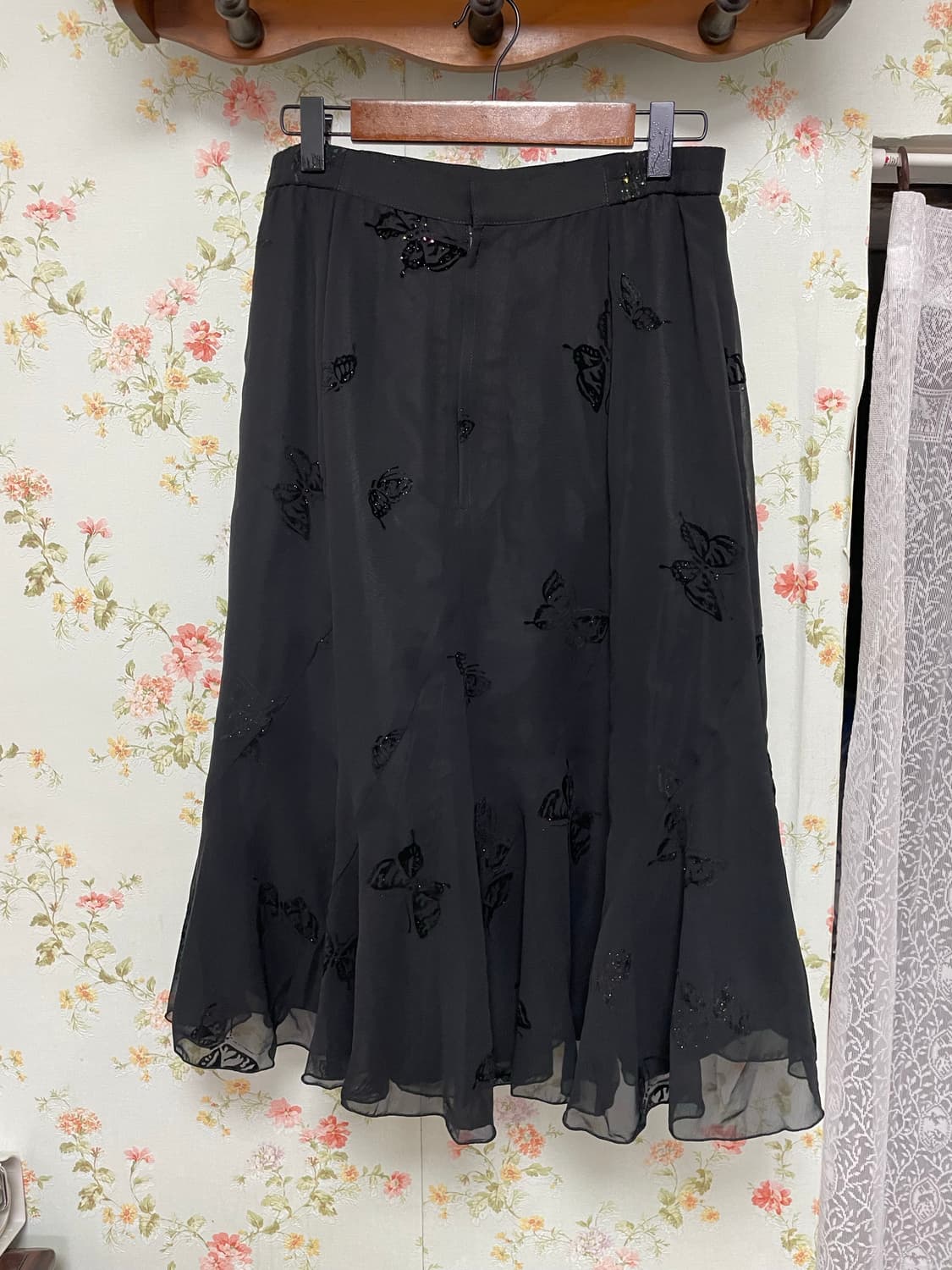 버터플라이 쉬폰 스커트 상품이미지2