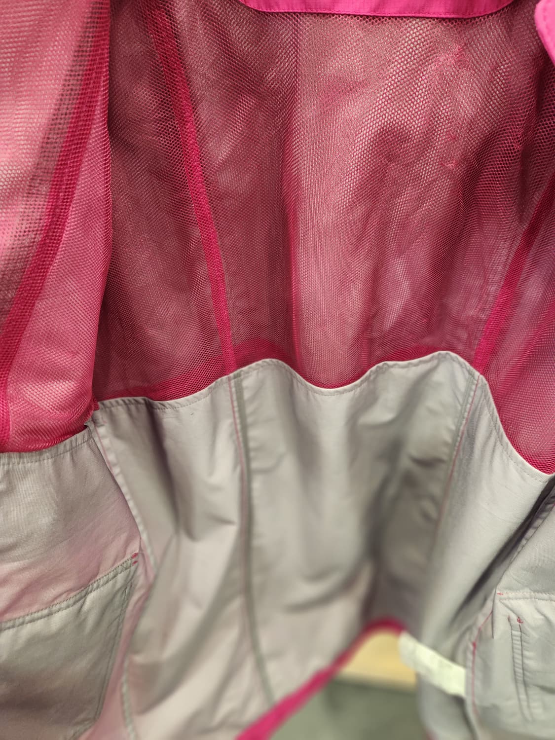 코오롱스포츠 여성 후드 바람막이 자켓 핑크 등산자켓 상태좋음 상품이미지5
