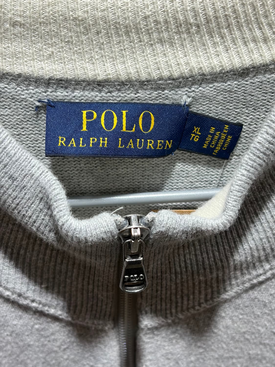 XL 폴로랄프로렌 그레이 포니 니트 집업 상품이미지5