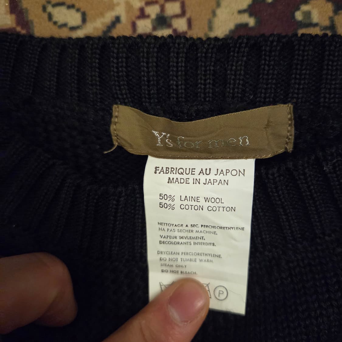 ys for men 와이즈포맨 요지야마모토 니트 상품이미지3