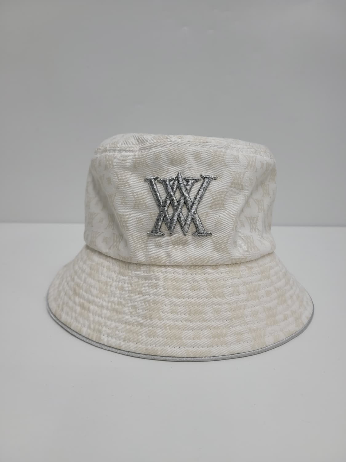 ANEW 22SS 어뉴 골프 모노그램 라운드 테이핑 버킷햇 / 여 F 상품이미지1