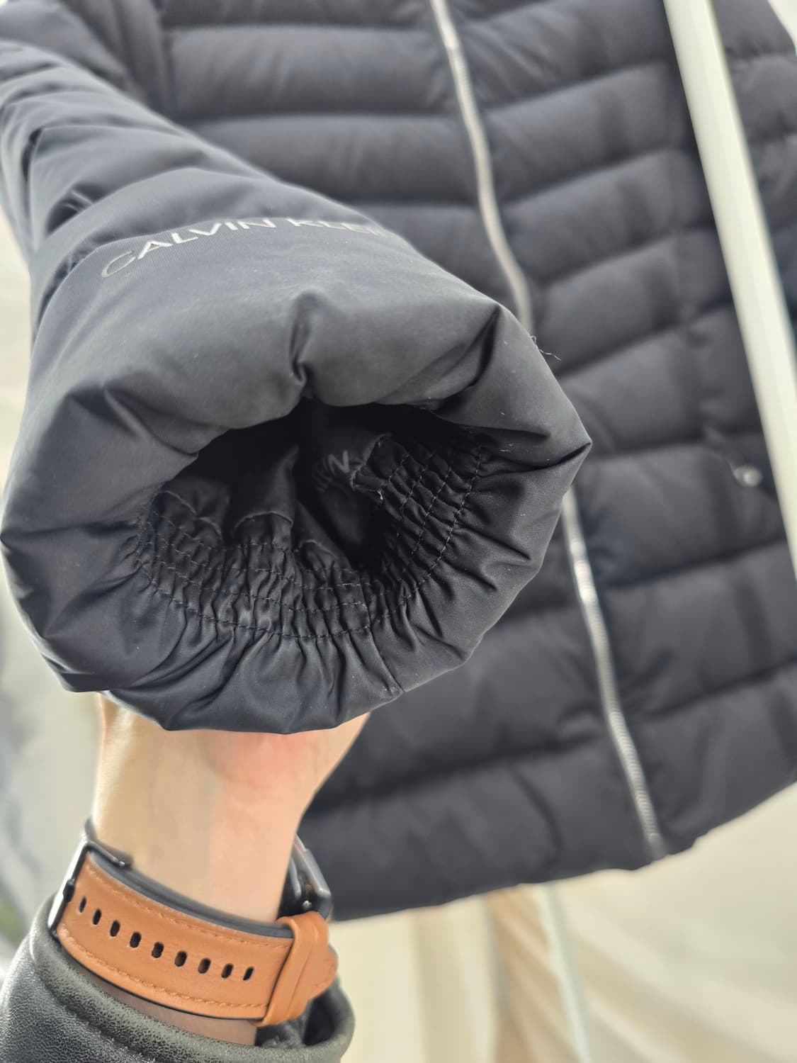 캘빈클라인 여성 후드 패딩 L 블랙 상품이미지10