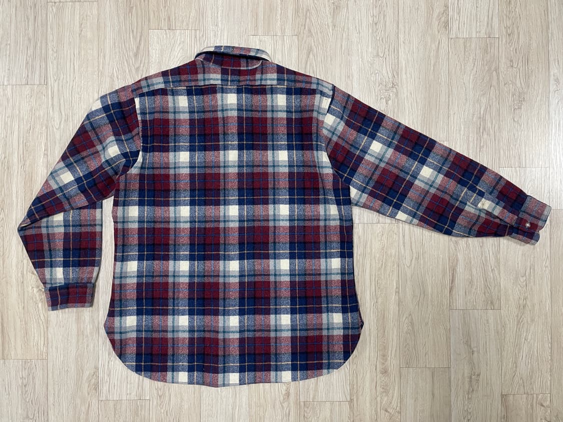 95) 70's 펜들턴 체크 울셔츠(미국제)RRL&LVC&폴로 상품이미지2