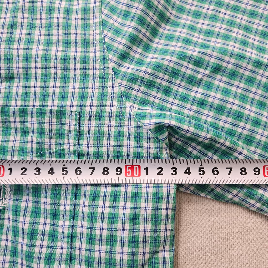 S 쳅스 체크패턴 반팔 셔츠 0407Y 상품이미지5