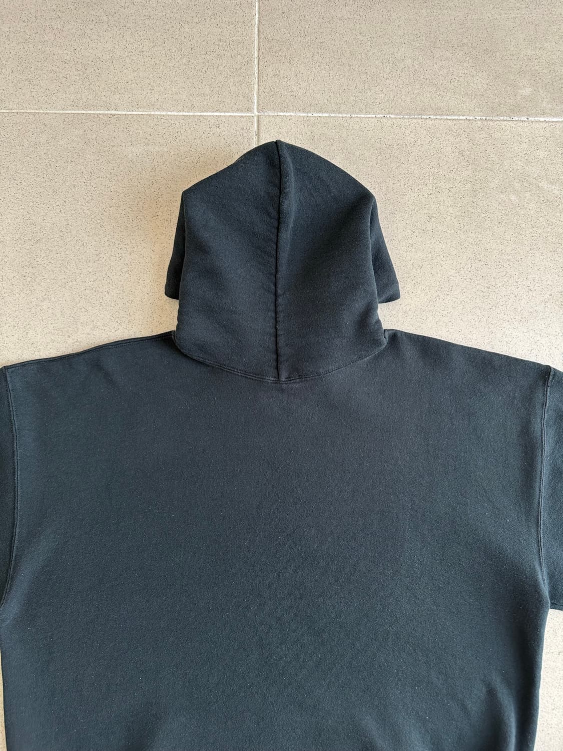 90s 빈티지 러셀 후드 블랙 XXL USA 상품이미지5