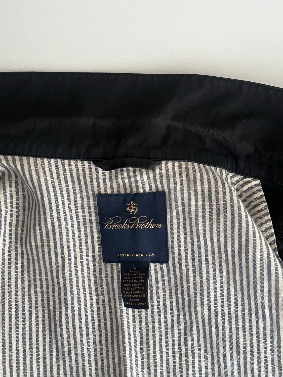 L) 브룩스 브라더스 필드자켓 블랙 상품이미지5