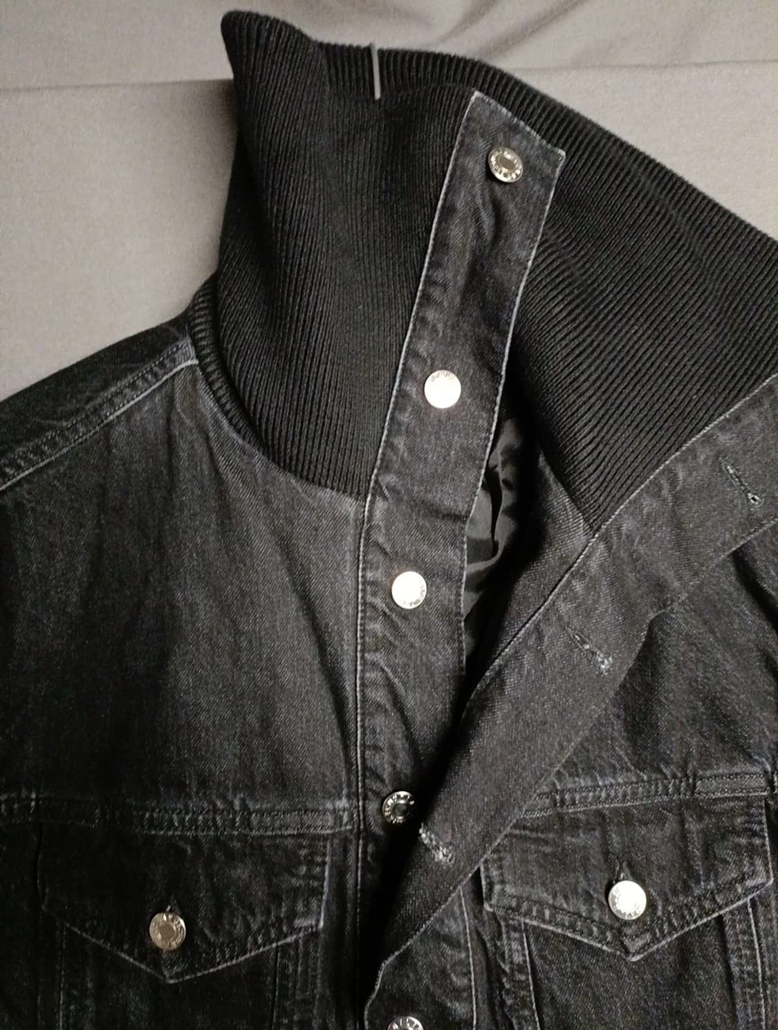 헬무트 랭 니트 칼라 트러커 자켓 상품이미지4