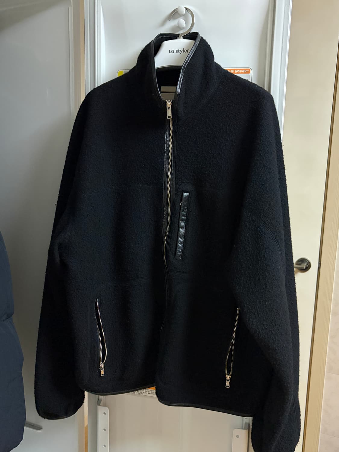 yoke wool 플리스 zip blouson 요크도쿄 블루종 상품이미지1