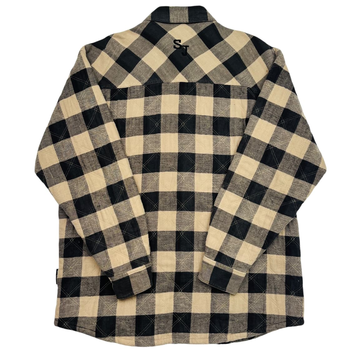 션존 올드스쿨 체크 누빔 셔츠 자켓 XL 상품이미지4