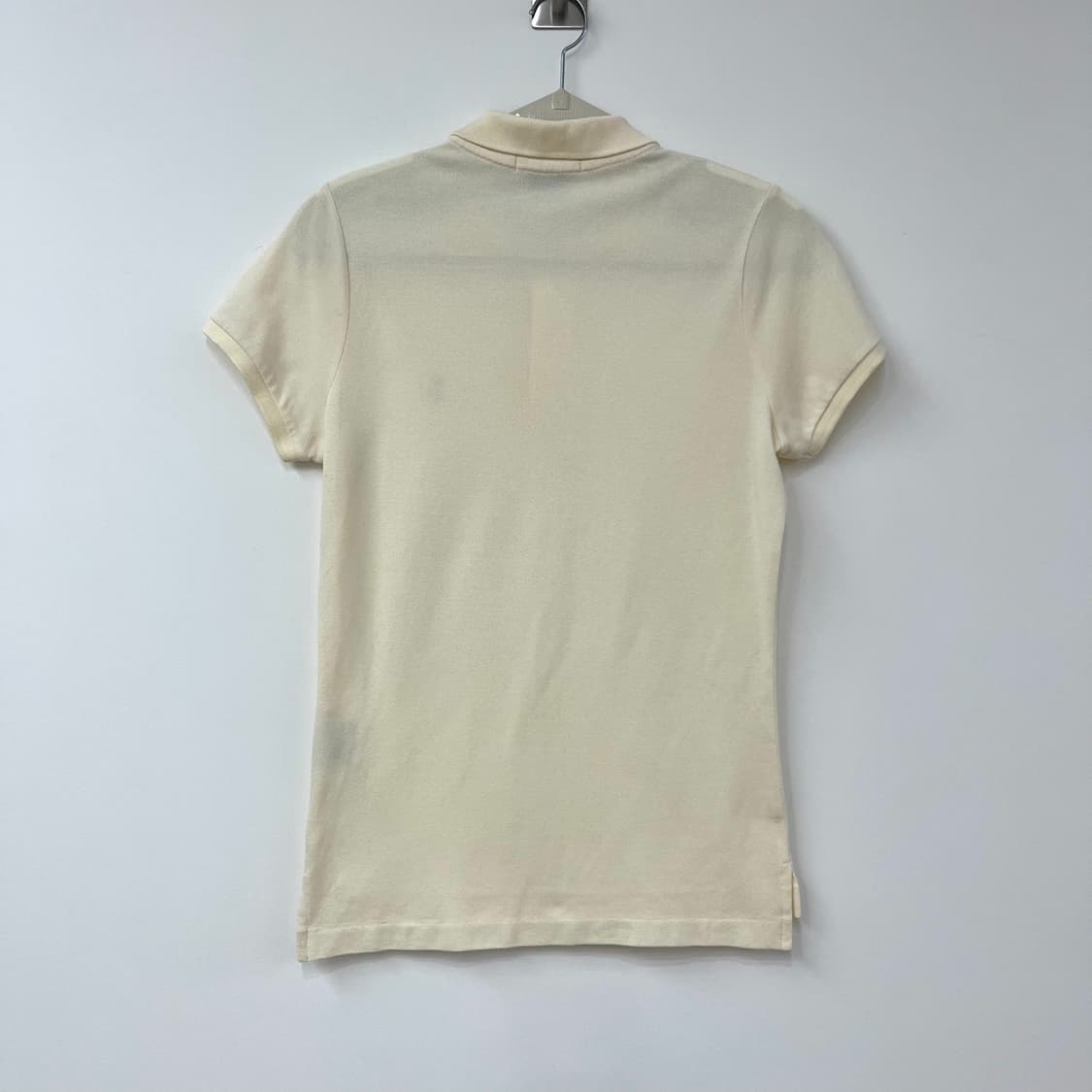 폴로 랄프로렌 하늘 자수포니 크림 카라 반팔티 상품이미지3