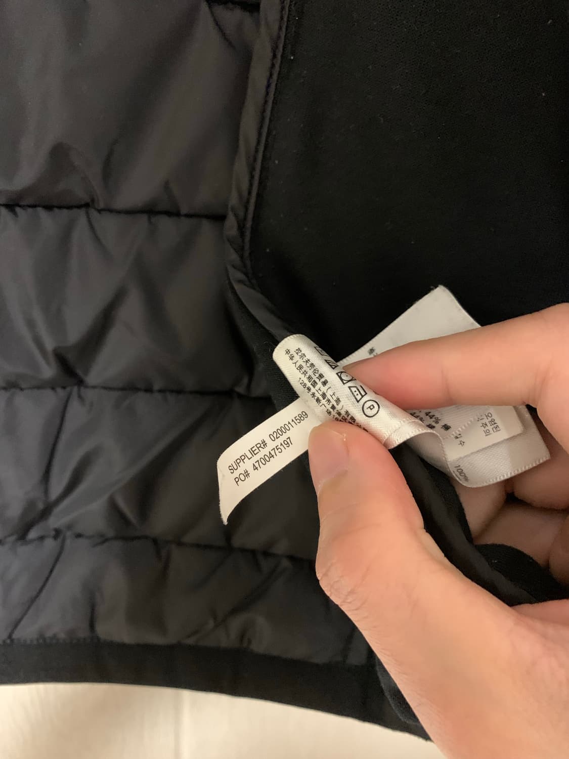 폴로 경량패딩 후드집업 블랙 상품이미지8