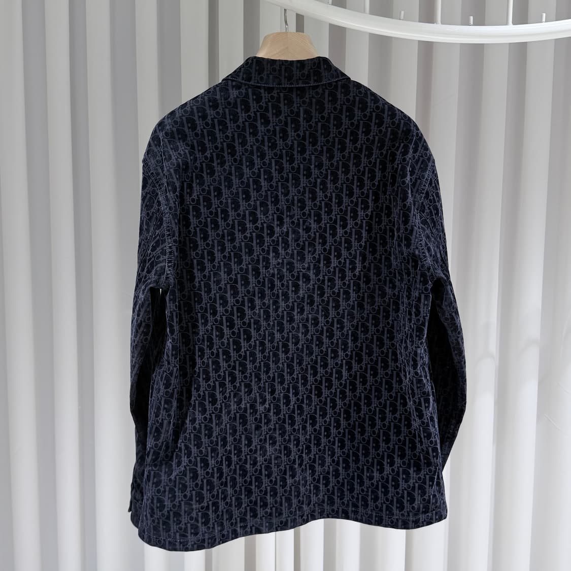 (A+/50) / 디올 오블리크 벨벳 카스리 데님 자켓 상품이미지6