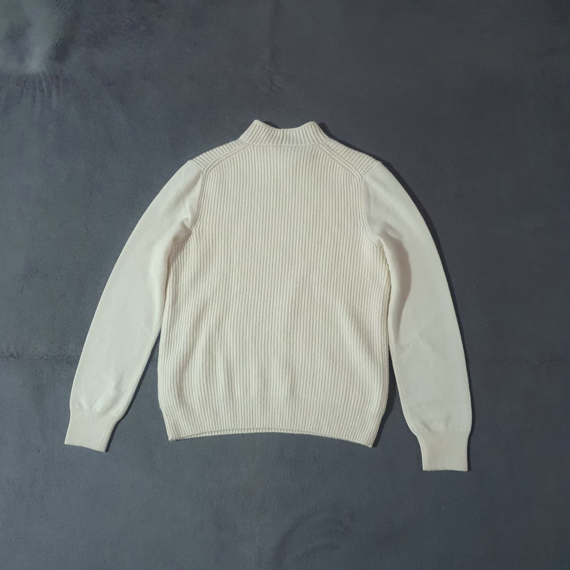 한섬 더캐시미어 반목 터틀넥 니트 90 아이보리 상품이미지2