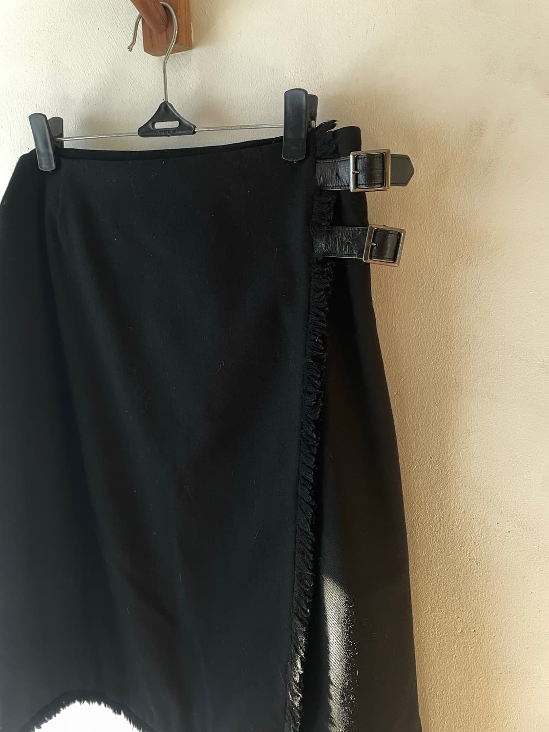 Vintage Burberry Double Buckle Wrap 스커트 상품이미지2