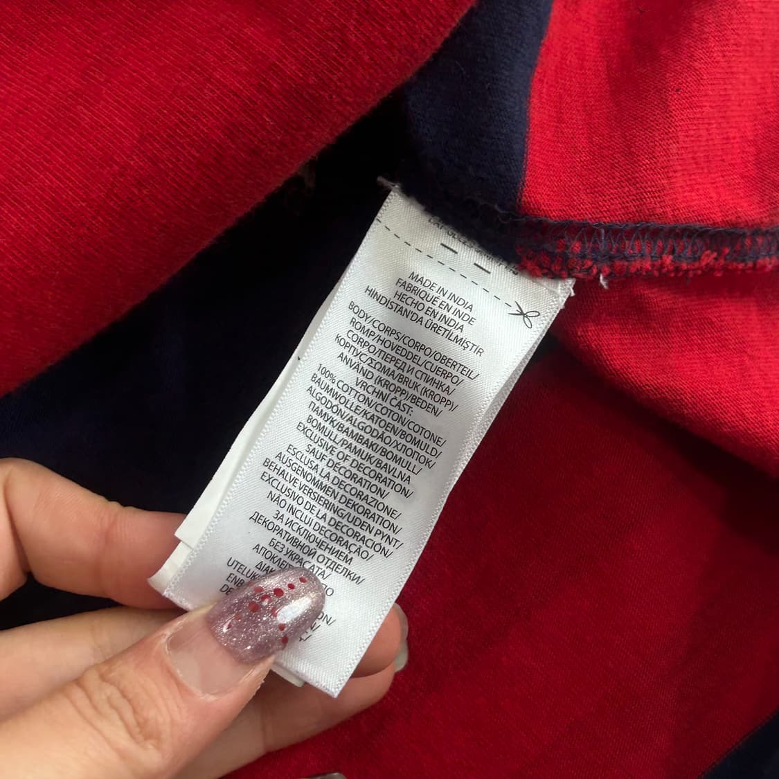 Polo 폴로 블루포니 네이비 레드 스트라이프셔츠 상품이미지6