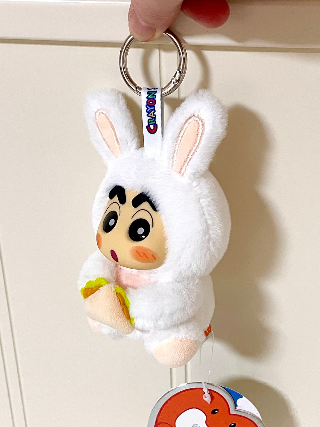 희귀)짱구 라부부 동물 토끼 인형 키링 상품이미지2