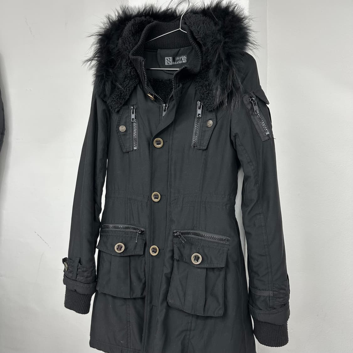 black fur jacket 상품이미지2