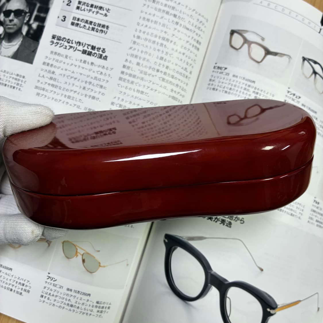 角矢甚治郎作 카도야 진지로 사쿠 일본 장인 셀룰로이드 뿔테 안경 상품이미지9