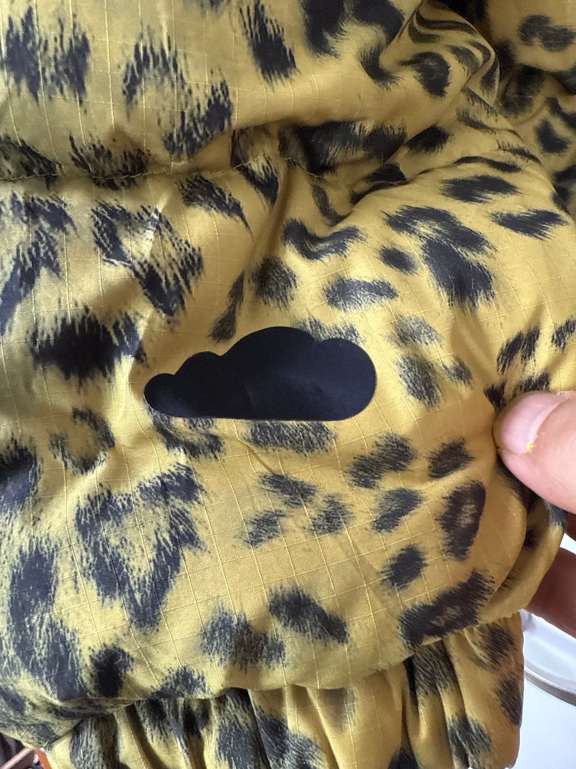 카티 노스페이스 레오파드 구스다운 패딩 사이즈 L 상품이미지10