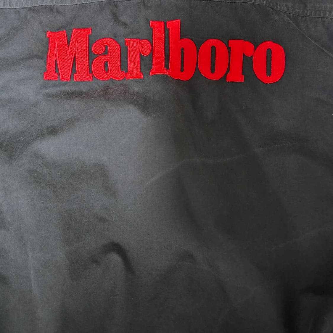 [XL] 90s 빈티지 말보로 리버시블 봄버 자켓 블랙/레드 투톤 상품이미지2