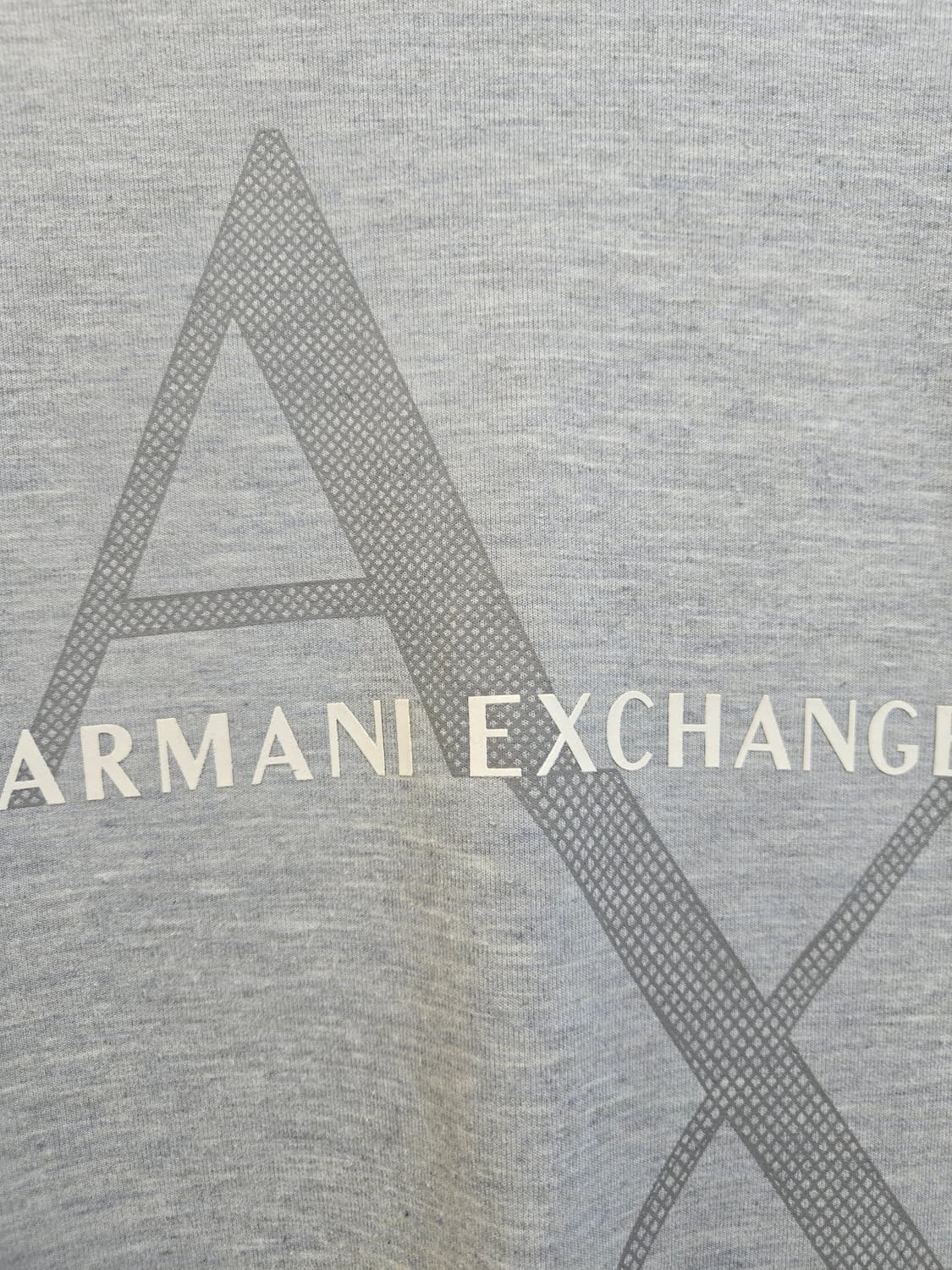 아르마니 익스체인지 맨투맨 티셔츠 회색 상품이미지3