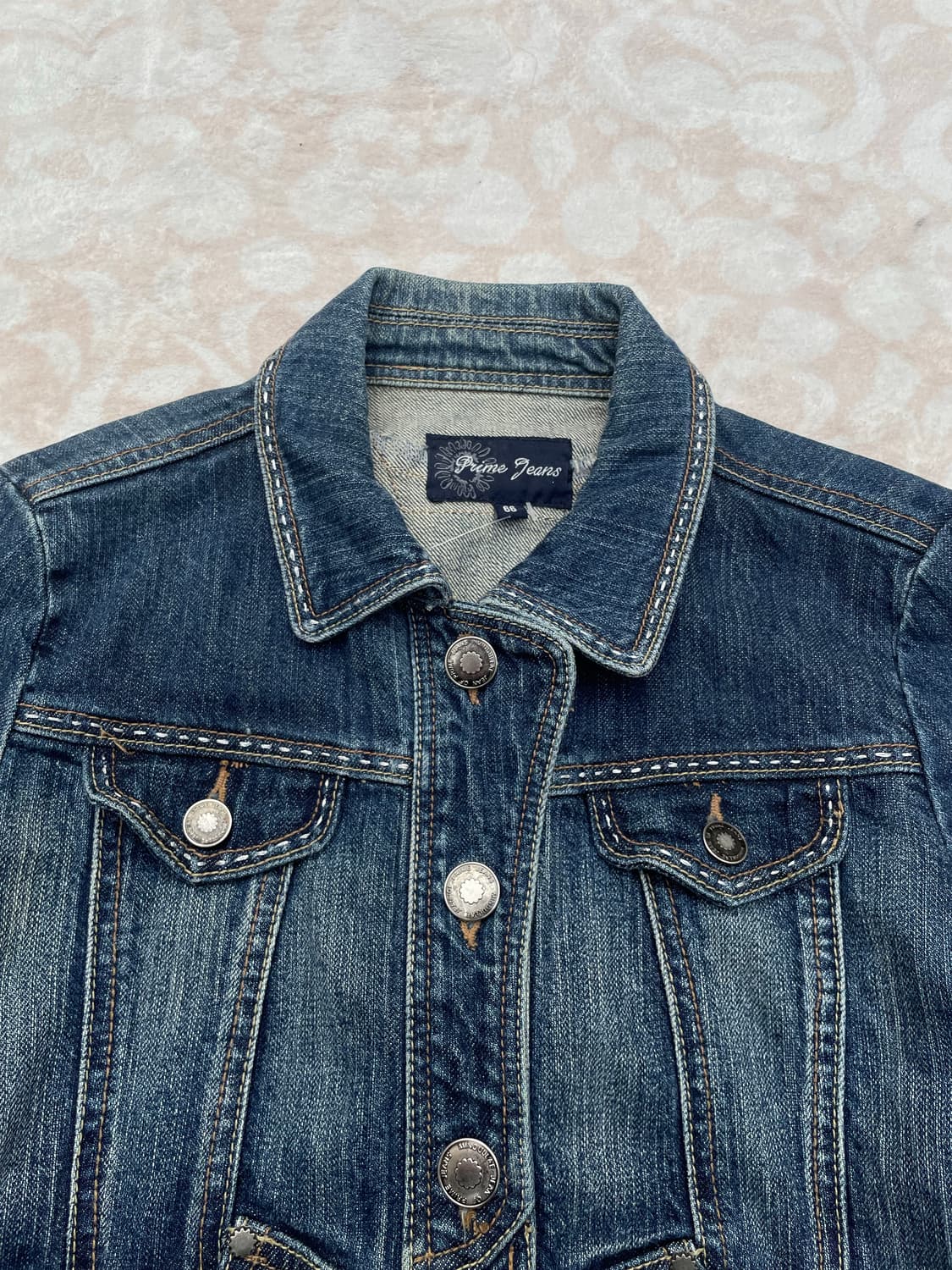 Vintage Cropped western Denim Jacket   상품이미지2