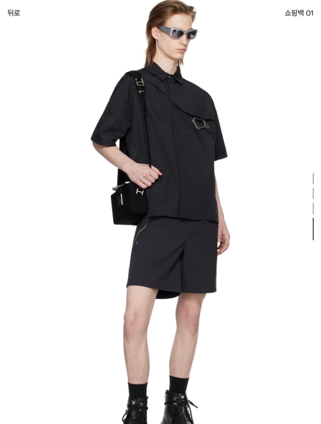 [52] Heliot Emil 엘리엇 에밀 카라비너 반팔 셔츠 상품이미지5