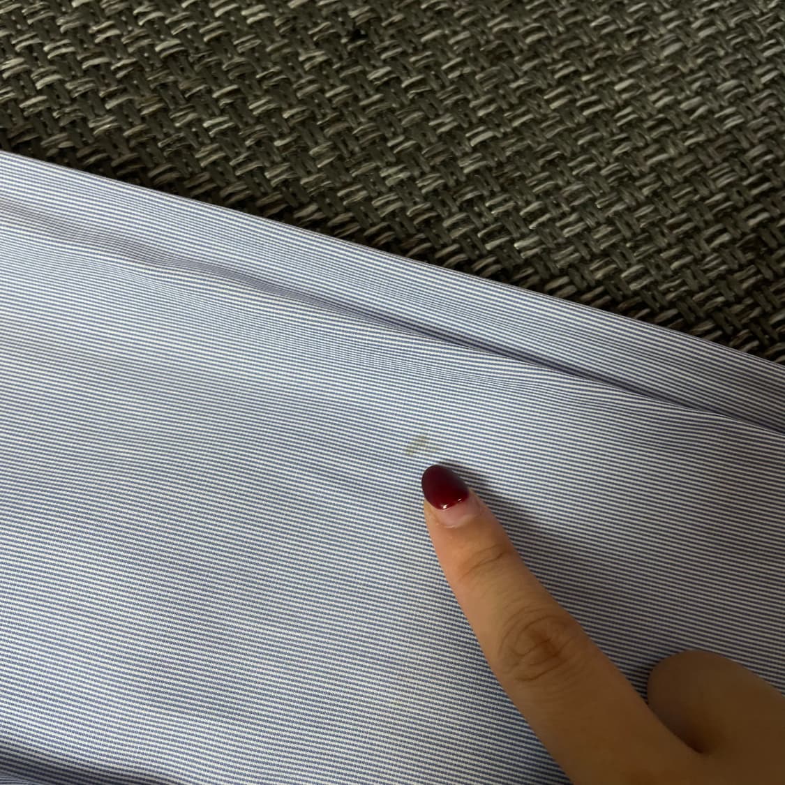 폴로랄프로렌 스카이블루 마이크로 스트라이프 리젠트 커스텀핏 긴팔 셔츠 상품이미지6