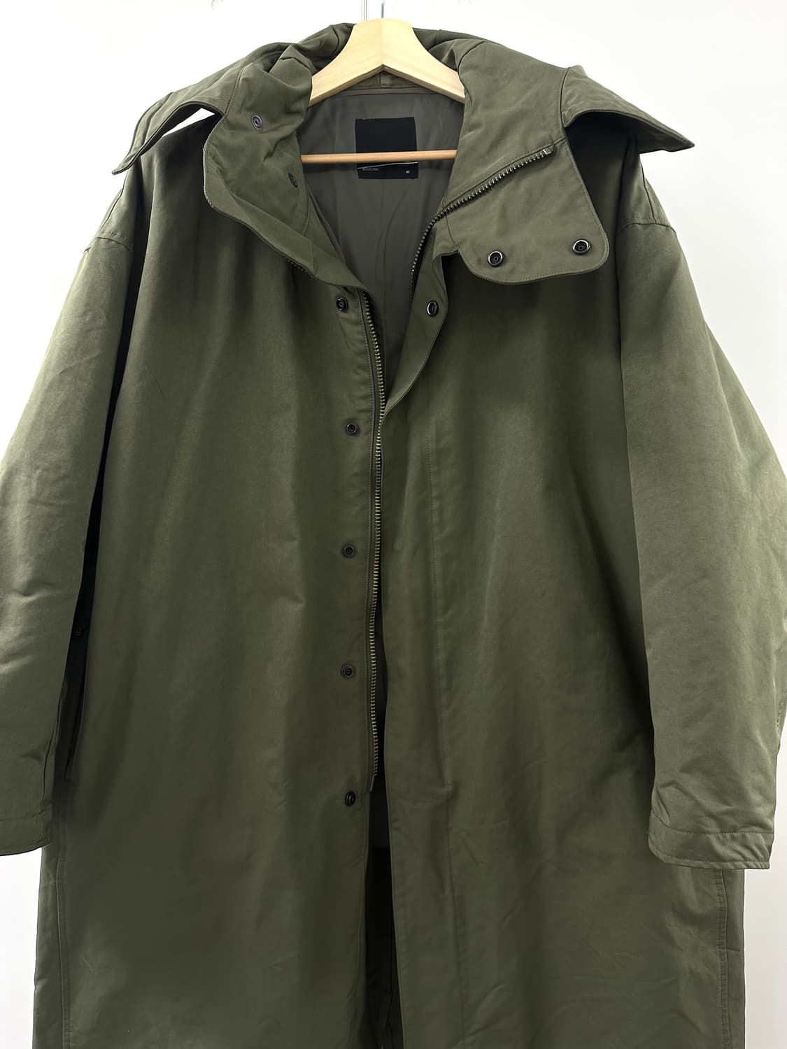 LAD MUSICIAN 피쉬테일 후드 코트 (카키, L) 상품이미지7