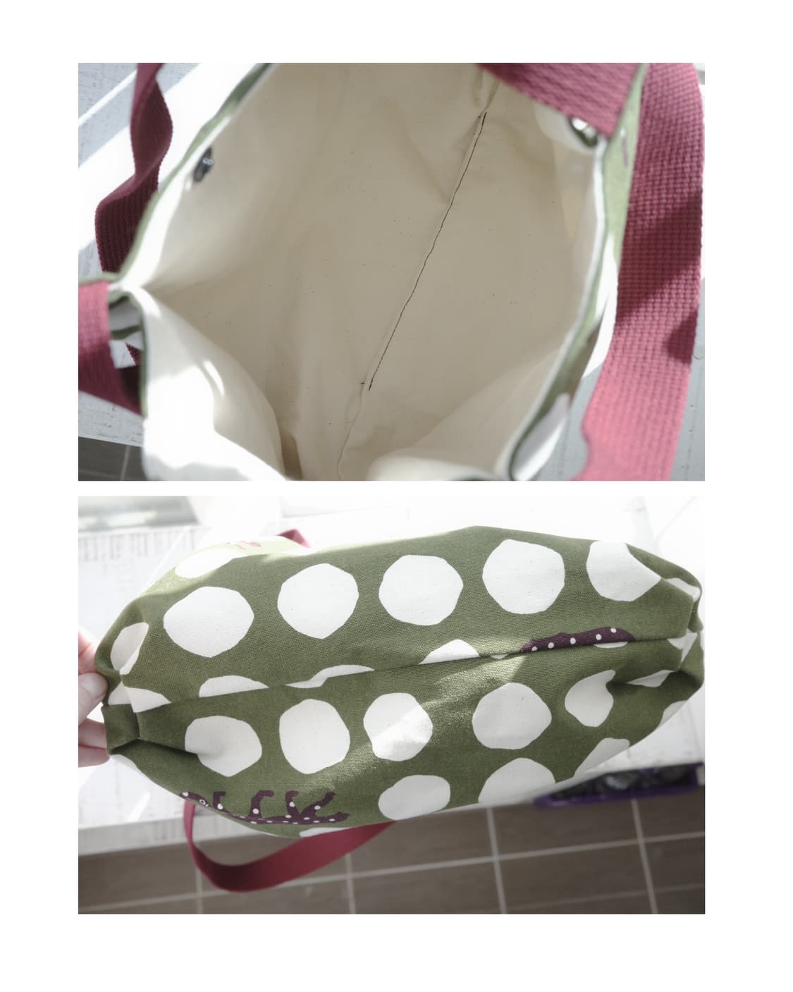 Dot cats cotton bag 상품이미지5
