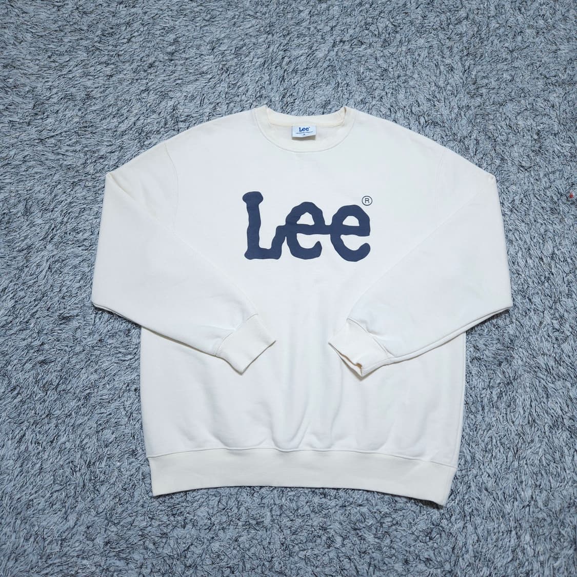 Lee) M 남자 아이보리 맨투맨티셔츠 / 왕눈이샵 상품이미지1