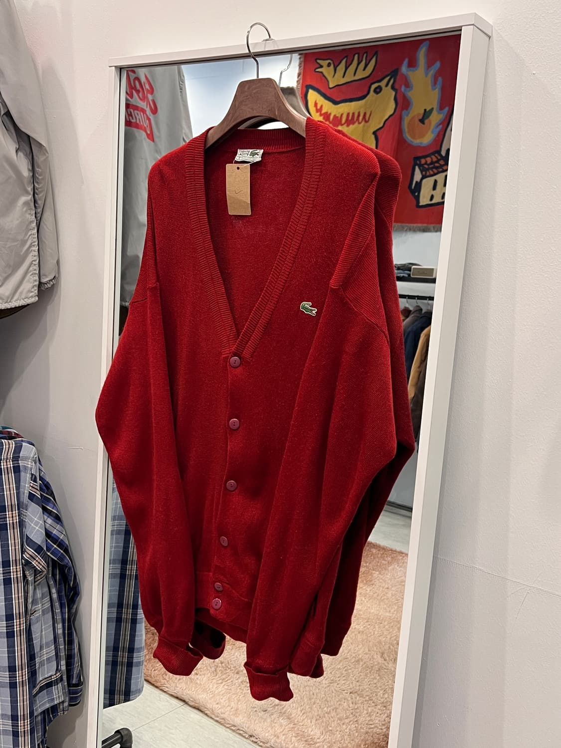 90s Lacoste 라코스테 가디건 (made in Spain) 상품이미지1