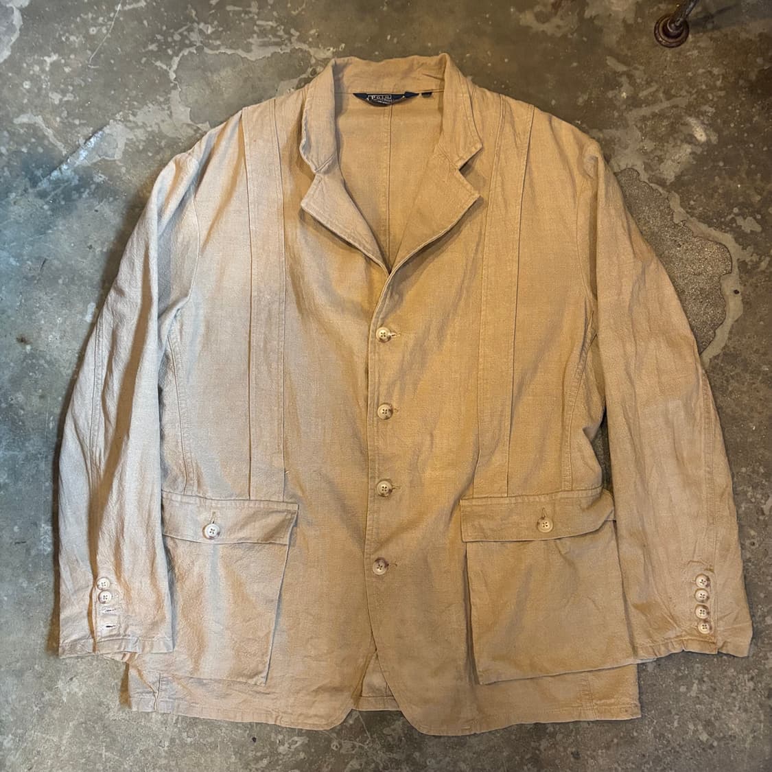 미국 빈티지 폴로랄프로렌 노폴크 린넨 자켓 상품이미지1