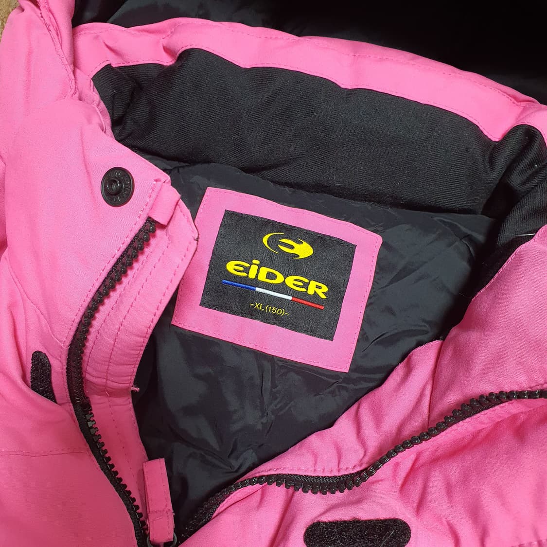 ✨ (바배) 아이더 핑크 덕다운 패딩 (150) 상품이미지4