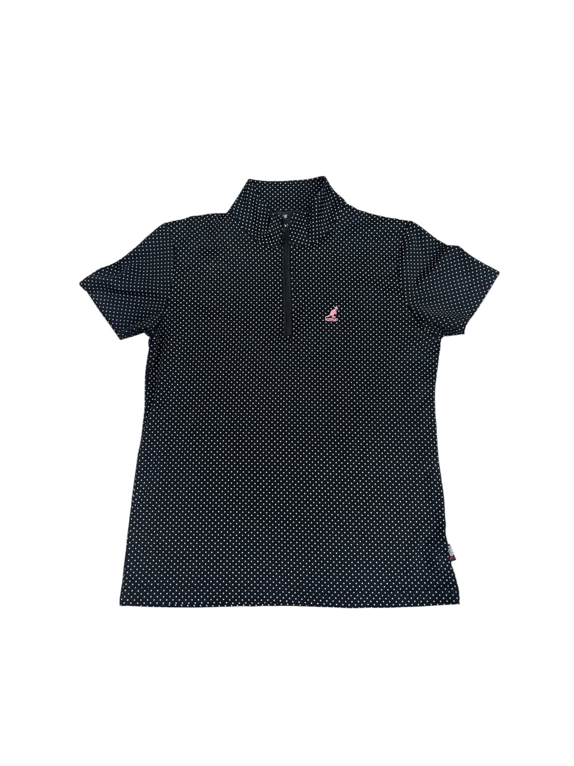 KANGOL SPORT 미니 땡땡이 반집업 스포츠 티셔츠 상품이미지1
