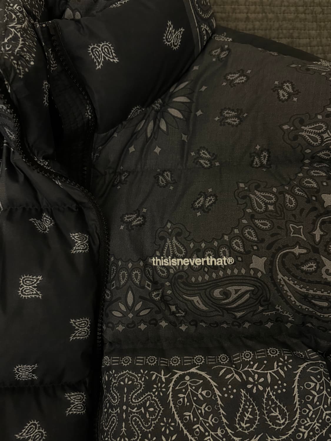 디스이즈네버댓 퍼텍스 반다나 패딩 S 상품이미지5