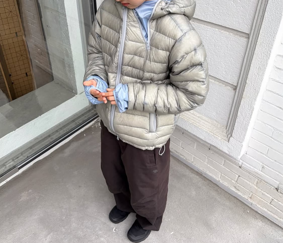 [0]25fw 산산기어 서픽스 경량패딩 네이비 상품이미지3