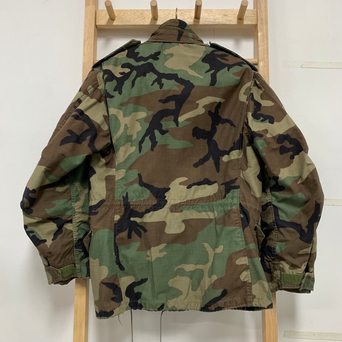 80‘s US Army 미군 오리지널 우드랜드 카모 M-65 필드자켓 상품이미지2